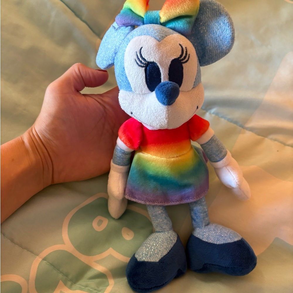2022 Disney Minnie Mouse Rainbow Collection Plush Toy